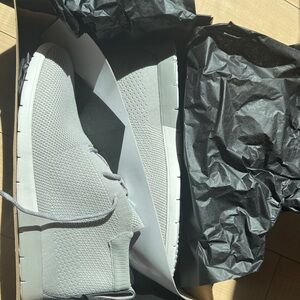 UGG Men's Knit Slip-On Sneakers in Light Gray